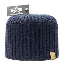 Шапка мужская Alpha Indastries синий, в Москве