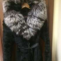 Шуба чернобурка кролик, в Москве