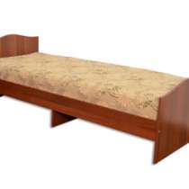 КРОВАТЬ 190X80 С ОСНОВАНИЕМ ДСП ОРЕХ, в Южно-Сахалинске