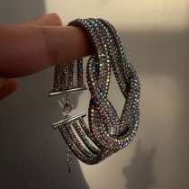 Браслет из стразового шнура, в Москве