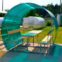 Беседки с лавочками и столиком, в Волгограде