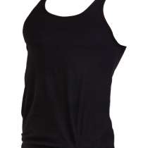 Майка гимнастическая, хлопок, черная, р. 36-42, в Сочи