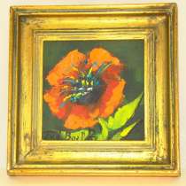 Картина маленькая винтажная Цветок (X393), в Москве