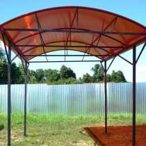 Каркас навеса для автомобиля, в Сосновом Бору