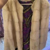 Норка белая шуба s, m, в Москве