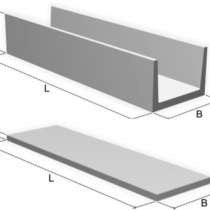 Лотки железобетонные ЛК., в Сургуте