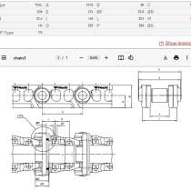 Гусеничная цепь 21Т-32-00020 экскаваторов Komatsu PC2000, в Санкт-Петербурге